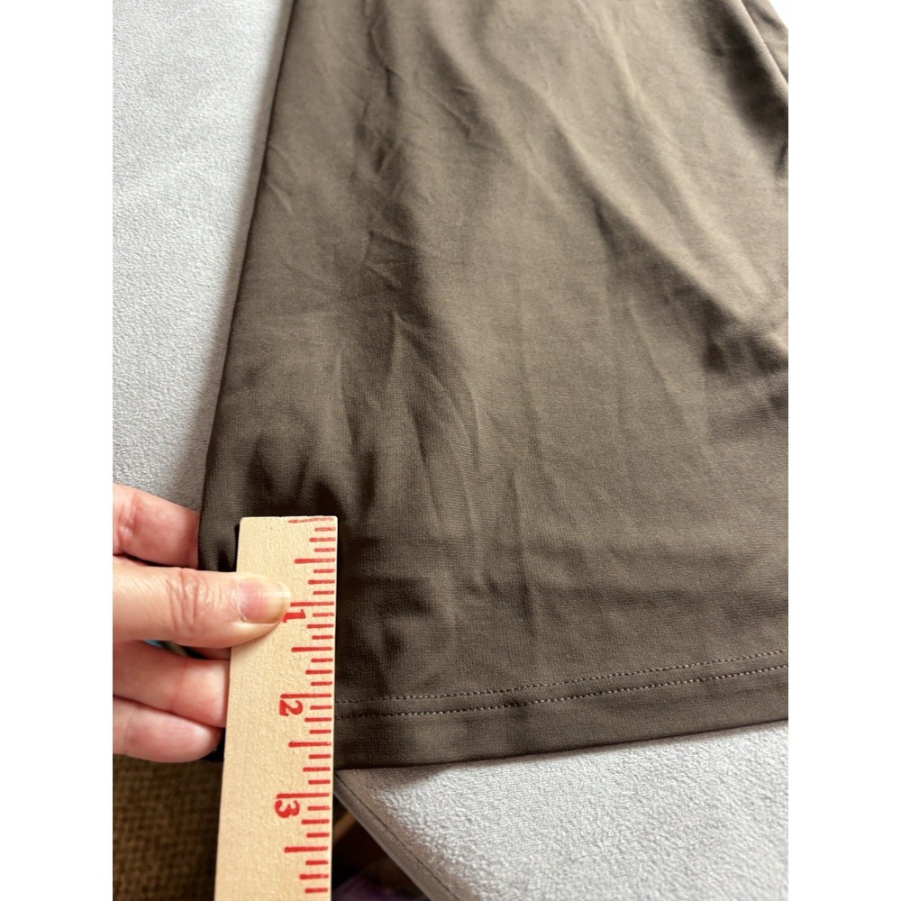 Michael Kors Collection Italy Womens Brown Dolman Sleeve Dress Sz 8 Luxe Minimal - Picture 6 of 13